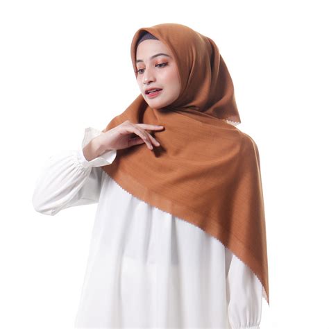 Jual Umama Scarf Jilbab Umama Kerudung Polos Segi Empat Voal Waffle