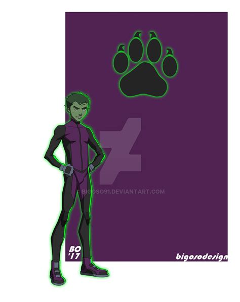 Teen Titans Beast Boy By Bigoso91 On Deviantart