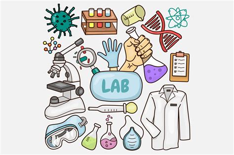 Medical And Laboratory Doodle Graphic By Rizkanyazid Creative Fabrica