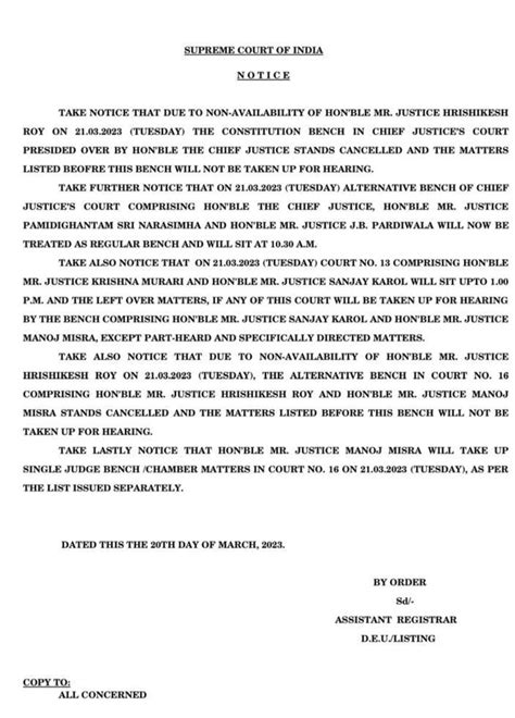 Bar And Bench On Twitter Update From Supremecourtofindia Five Judge