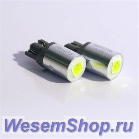 Габаритные светодиодные автомобильные лампы (цоколь W5W и T4W ...