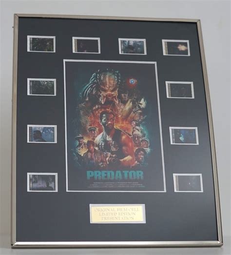 Predator Framed Film Cell Display With Coa Catawiki