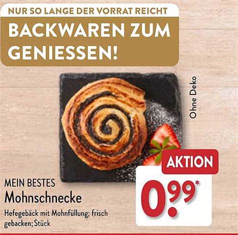 Mein Bestes Mohnschnecke Angebot Bei Aldi Nord Prospekte De