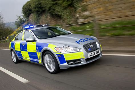 First Jaguar Xf Police Cars Go On Duty In The Uk