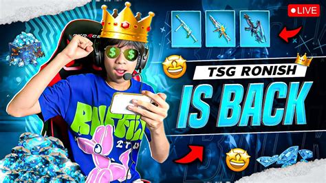 Free Fire Live From Tsg Bootcamp ️ Giveaways And Fun Customs With Tsg Ronish 💎 Garena Free Fire