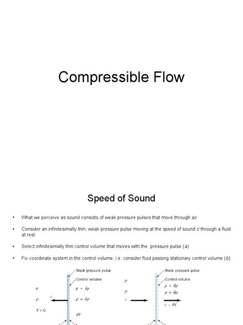 Ch 11 Compressible Flow Download Free Pdf Compressible Flow Mach