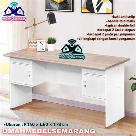 Jual Meja Tulis Kerja Kantor Od Meja Belajar Office Desk Minimalis