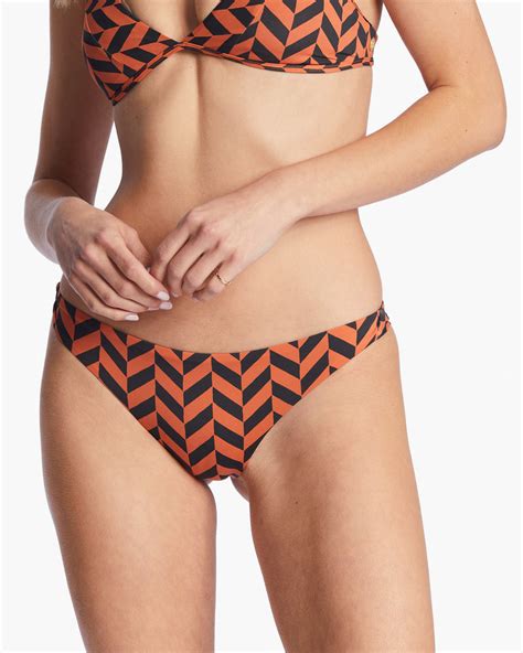 Cross Step Tanga Bikini Bottoms Brick Billabong