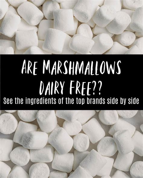 Are Marshmallows Dairy Free? | Allergy Awesomeness