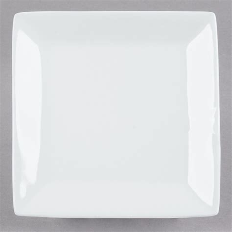 Core 5 Bright White Square Porcelain Plate 48case