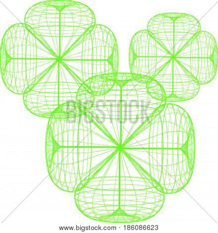 Cloverleaf Isolated Vector Photo Free Trial Bigstock