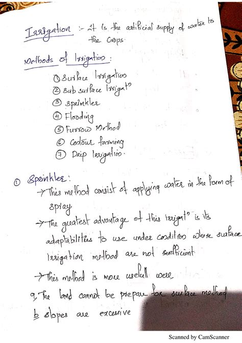 Irrigation Note Lecture Notes Basic Civil Engineering Studocu