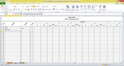 Aplikasi Stok Barang Sederhana Dengan Excel Hal00lang