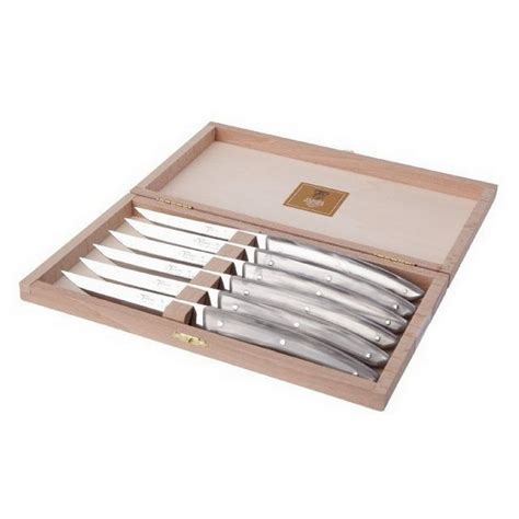 Acheter Coffret 6 couteaux à steak Le Thiers Gris Clair Claude