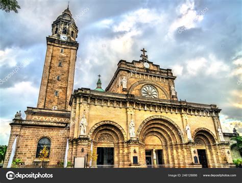 Manila Cathedral In Intramuros The Philippines Stock Photo By Leonid