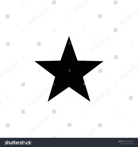 Star Vector Icon On White Background Stock Vector (Royalty Free) 1480039859 | Shutterstock