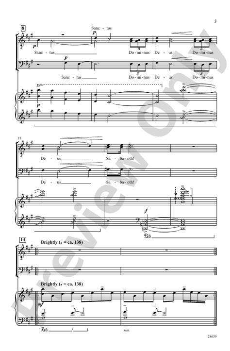 Festival Sanctus Ttb Choral Octavo John Leavitt Digital Sheet Music Download