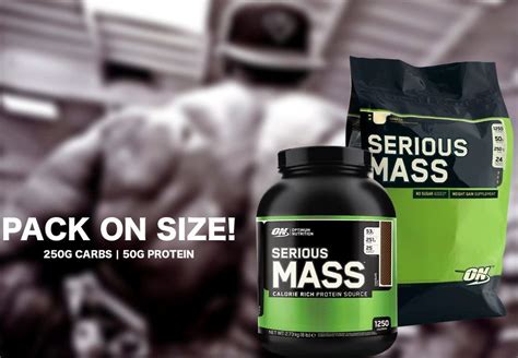 Гейнер Serious Mass (Сириус Масс) от Optimum Nutrition: состав, как ...