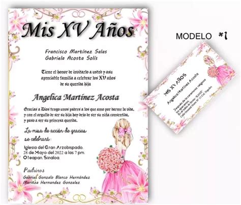 Kit Imprimible Fiesta Xv A Os Editable Invitacion Digital En