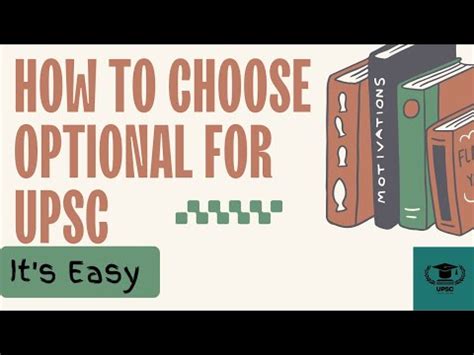 How To Choose Optional For UPSC CSE YouTube