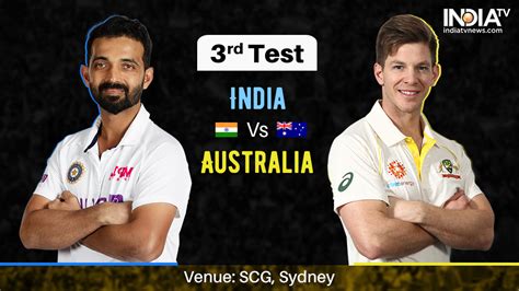 India Vs Australia 3rd Test Day 1 Watch Ind Vs Aus Sydney Test Online On Sonyliv India Tv