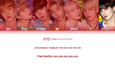 Bts 방탄소년단 Heartbeat Color Coded Lyrics Eng Rom Han 가사 Youtube