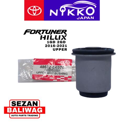 Nikko Japan Front Suspension Arm Bushing Upper Toyota Fortuner Hilux