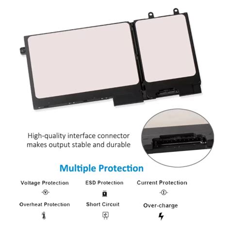 R8D7N Battery For DELL Latitude 5400 Inspiron 7590 Series Kingsener