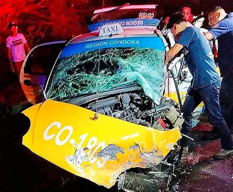 Taxista Cordob S Muere Prensado Dos Heridos M S En El Encontronazo