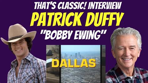 Patrick Duffy Bobby Ewing Dallas From The Heart Interview Youtube