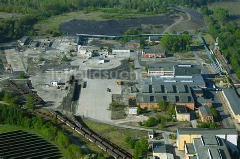 Mansfeld Von Oben Industrie Und Gewerbegebiet Im Ortsteil Gro Rner