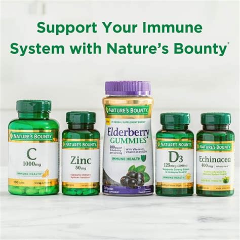 Nature S Bounty Vitamin D3 2000 IU Immune Support Softgels 150 Ct Kroger