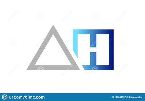 Dise O Gris Azul De La Combinaci N Del Logotipo De La Letra Del