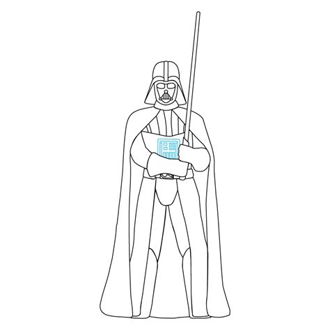 How To Draw Darth Vader Step By Step