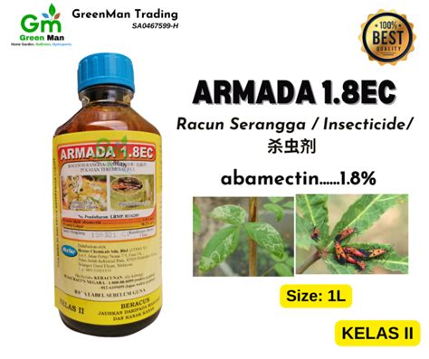 1l Armada 1 8ec Abamectin Racun Serangga Insepticidal 杀虫剂 Hextar Lazada