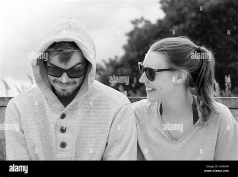 Sharing A Moment Stock Photo Alamy