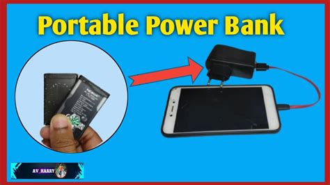 How To Make Power Bank Using Old Mobile Battery Charger Make Power