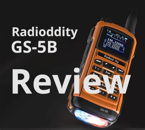 Radioddity GS-5B Radio | Dual PTT | Bluetooth Programming | 5W Analog – Ham Radio Reviews and Events