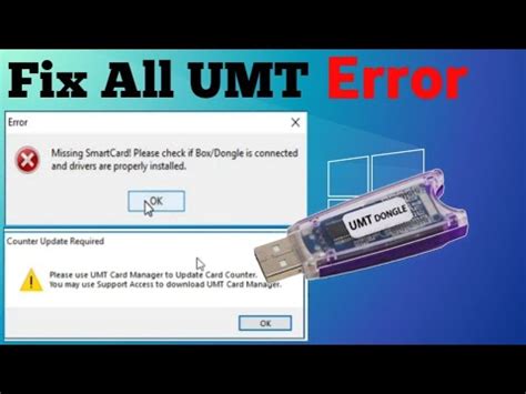 Fix All UMT Error Missing Smart Card Please Use UMT Card Manager GS