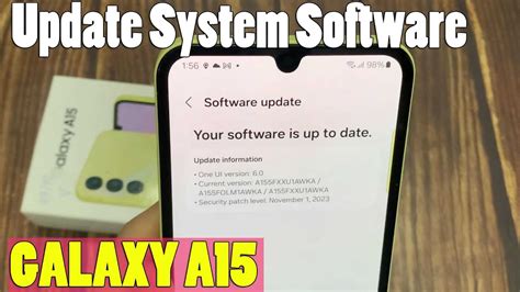 Samsung Galaxy A How To Update System Software To Latest Android