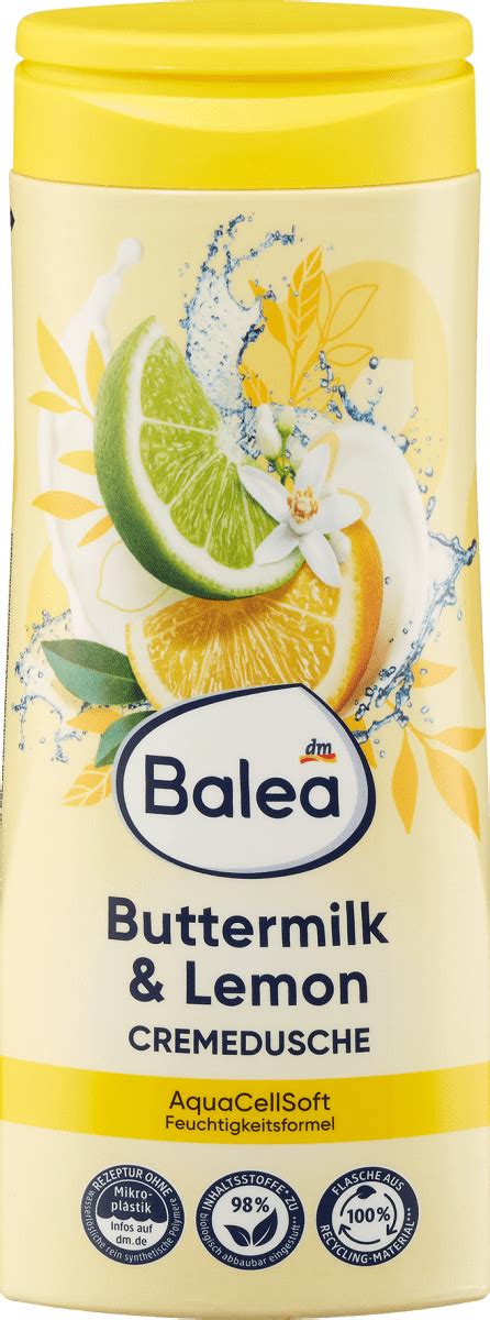 Balea Cremedusche Buttermilk And Lemon 300 Ml Dauerhaft Günstig Online Kaufen Dmde