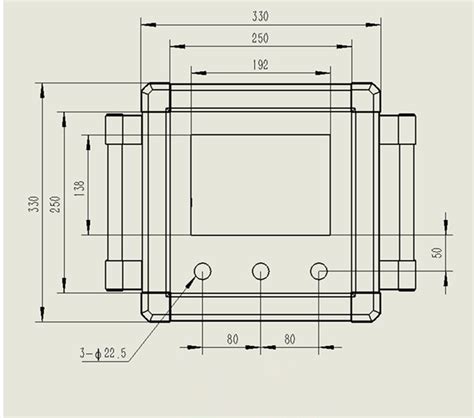 Shandong Zhongde Hot Sale Panel Mount Enclosure For Machine Tool