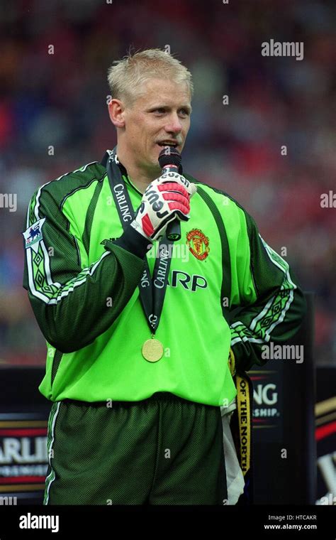 PETER SCHMEICHEL MANCHESTER UNITED FC el 16 de mayo de 1999 Fotografía