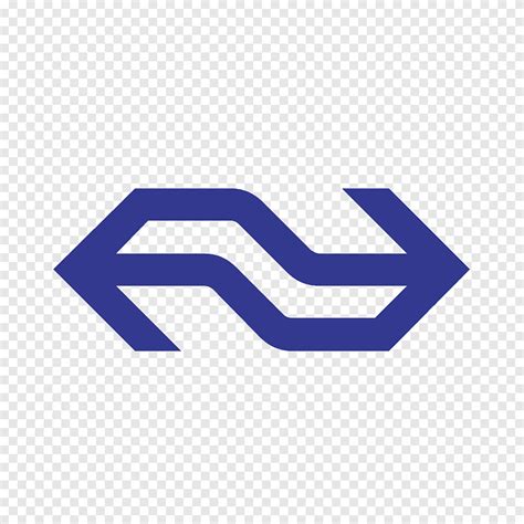 Train Rail Transport Nederlandse Spoorwegen Logo Train Blue Angle