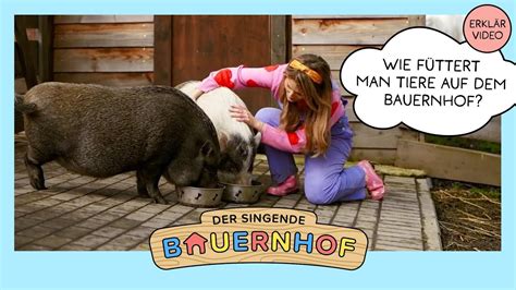 Wie füttert man Tiere auf dem Bauernhof Sarah Otti Stubs erklären