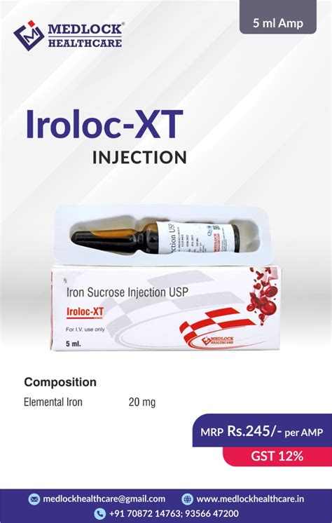 Iron Sucrose Injection Manufacturer Supplier Franchise