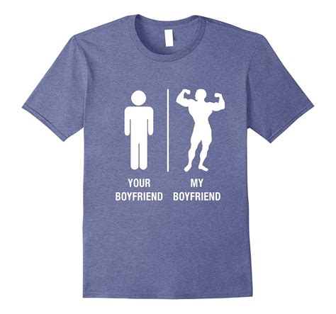 Your Boyfriend My Boyfriend T Shirt Funny Bodybuilder PL Polozatee