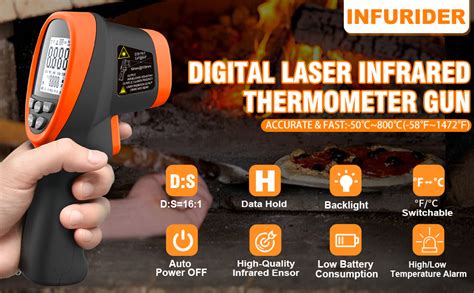 Digital Infrared Thermometer Infurider Yf C Non Contact Laser