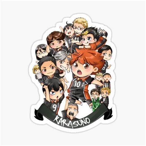 Pegatinas Haikyuu Chibi Haikyuu Chibi Pegatinas Bonitas Pegatinas