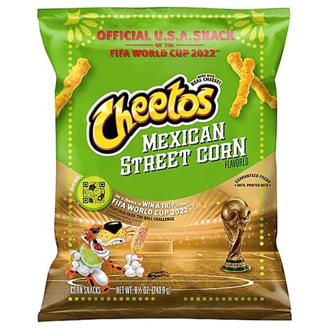 Cheetos Cheese Flavored Snacks Mexican Street Corn